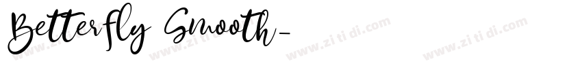 BetterFly Smooth字体转换
